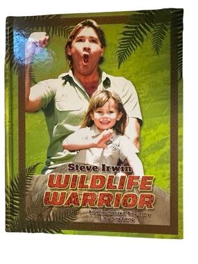 Steve Irwin Wildlife Warrior Hardcover Book - Green Cover
